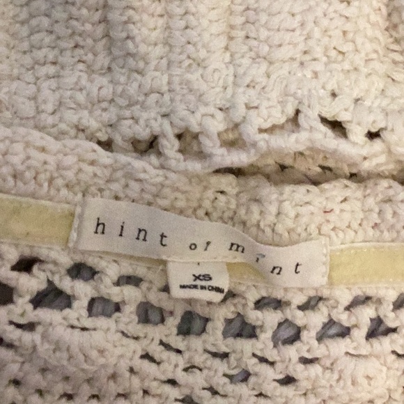 Hint of Mint knit bra top size xs - Picture 7 of 7